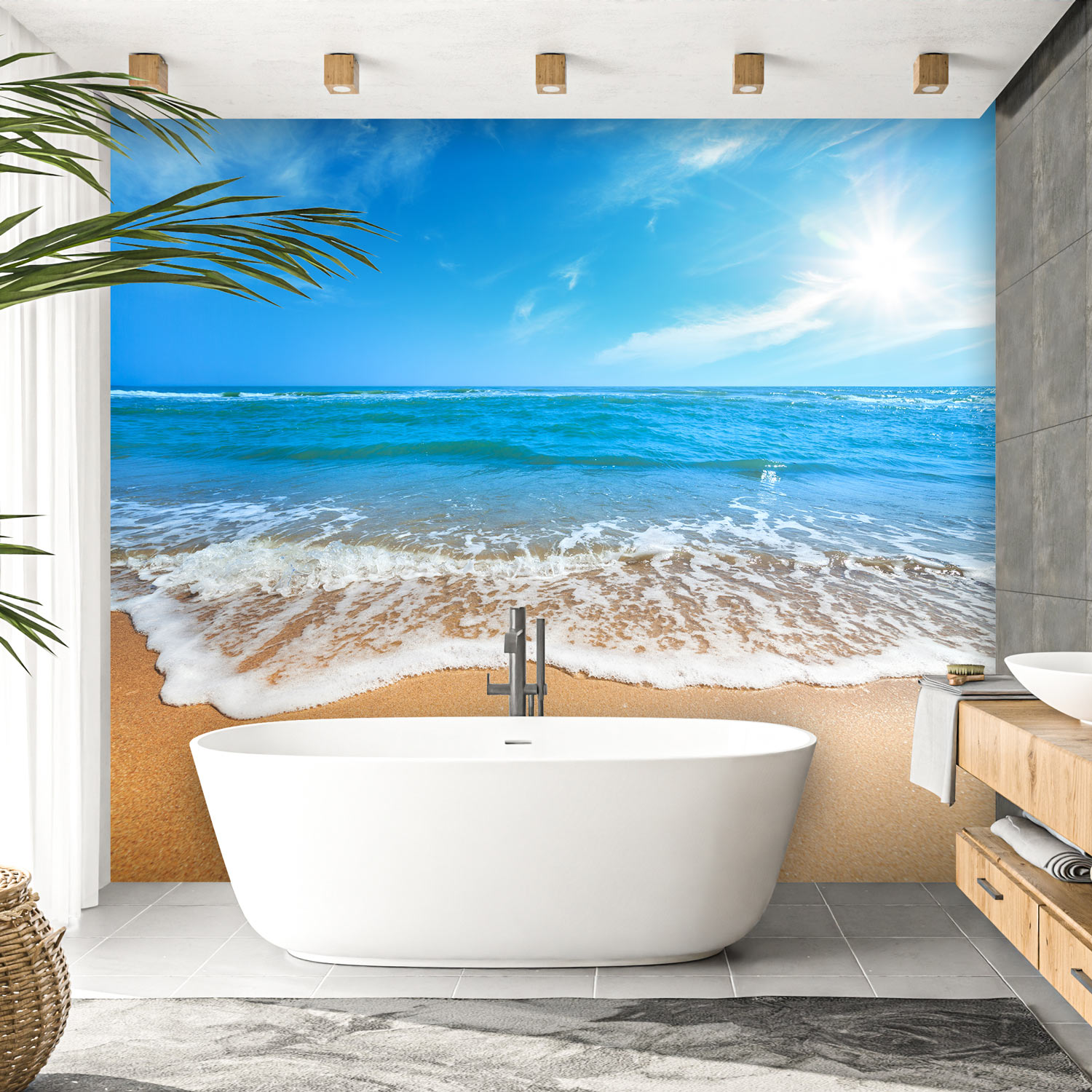 Badewannenrückwand - individuelles Design